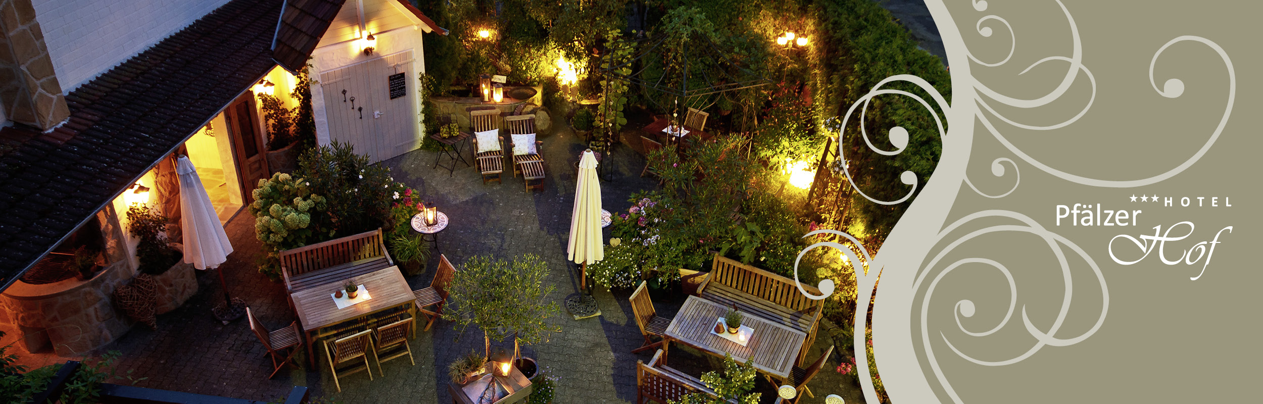 Pfälzer Hof Innenhof, Garten